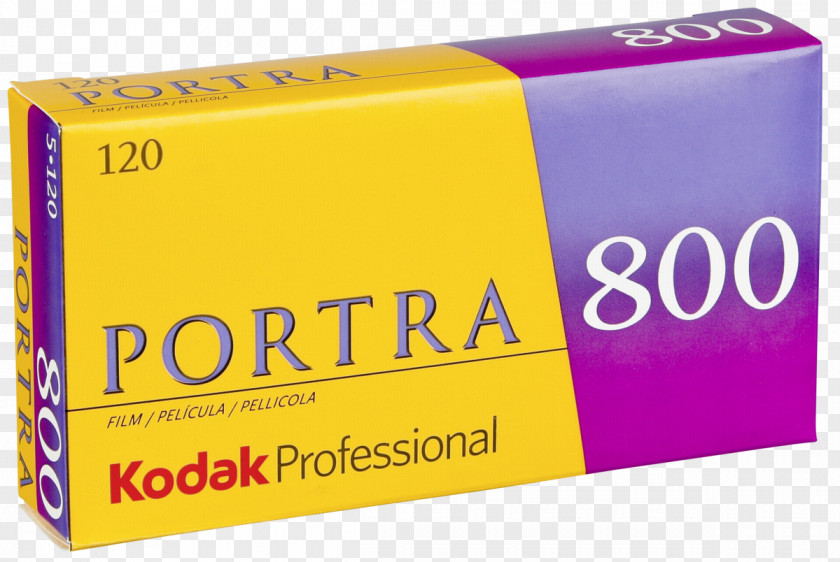 120 (6 Cm)5 Rolls Brand Kodak Portra Yellow 1x5 800 120Kodak PROFESSIONAL PORTRA PNG