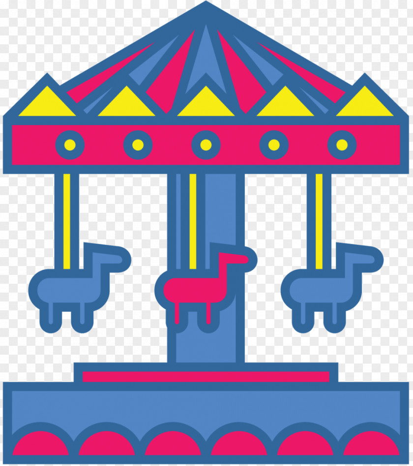 Amusement Park Clip Art Carousel Vector Graphics PNG