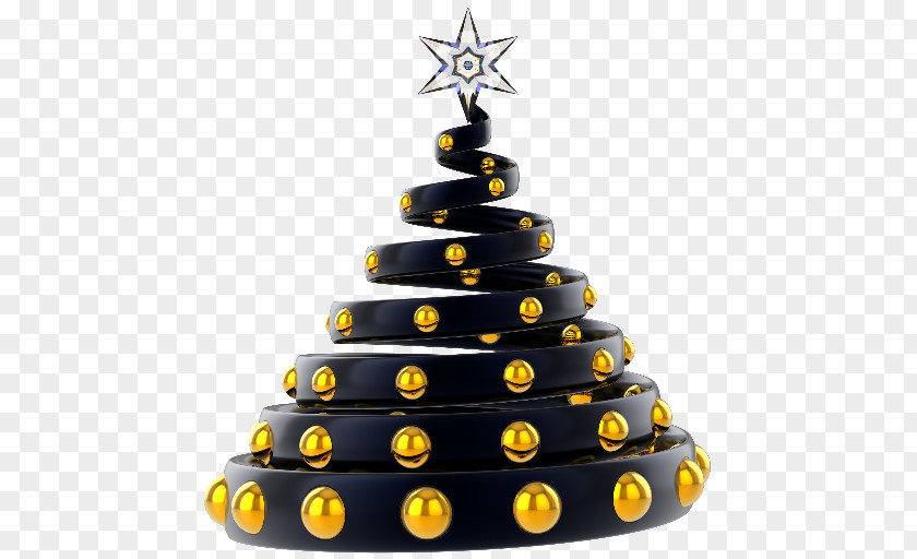 Color Christmas Tree New Year PNG