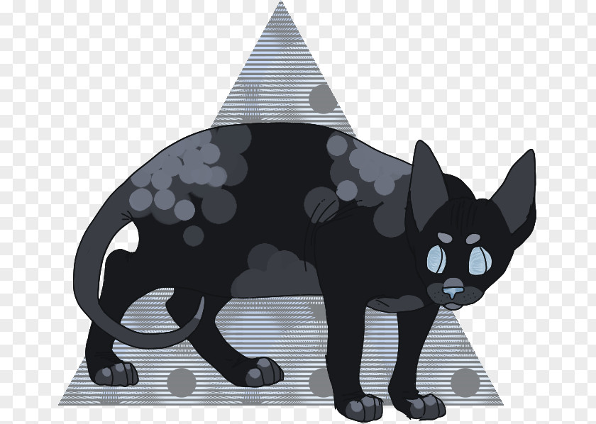 Hairless Cat Whiskers Dog Black Snout PNG