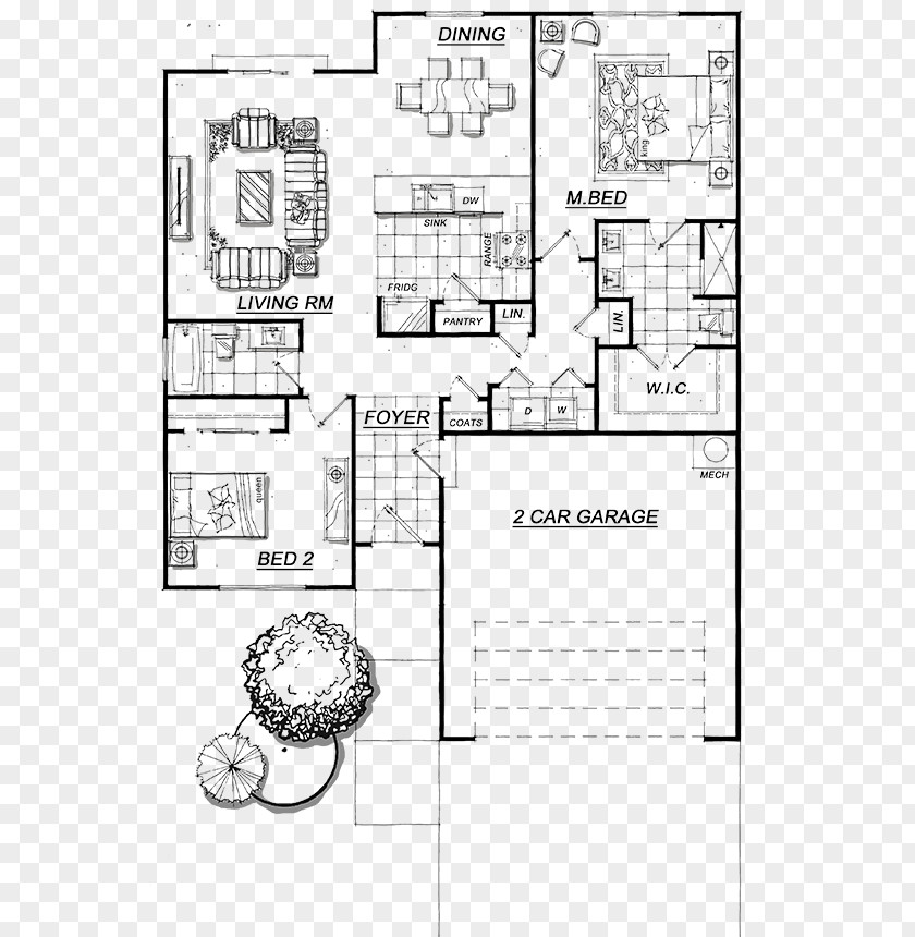 House Floor Plan Paper Architectural Engineering PNG