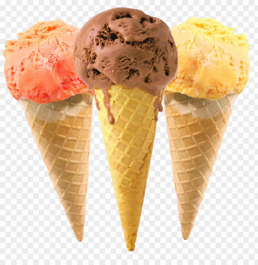 Ice Cream Chocolate Cones White PNG