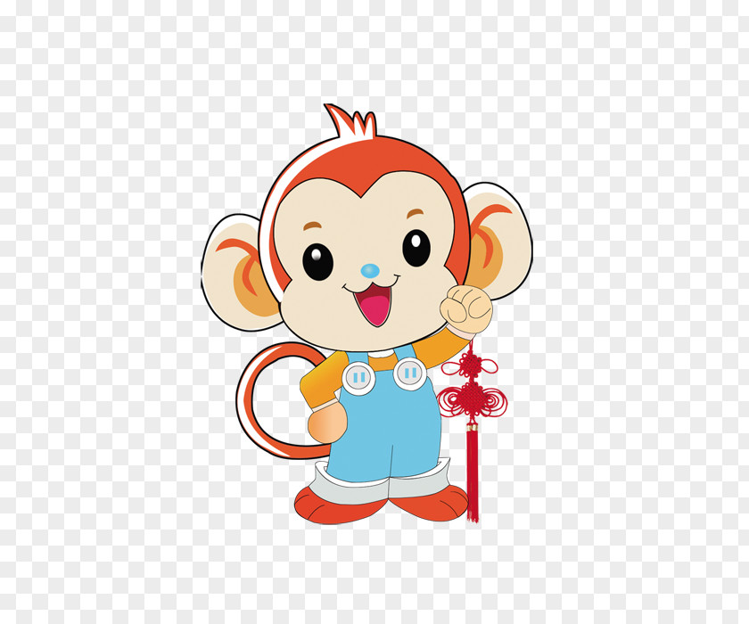 Little Monkey Sun Wukong Cartoon PNG
