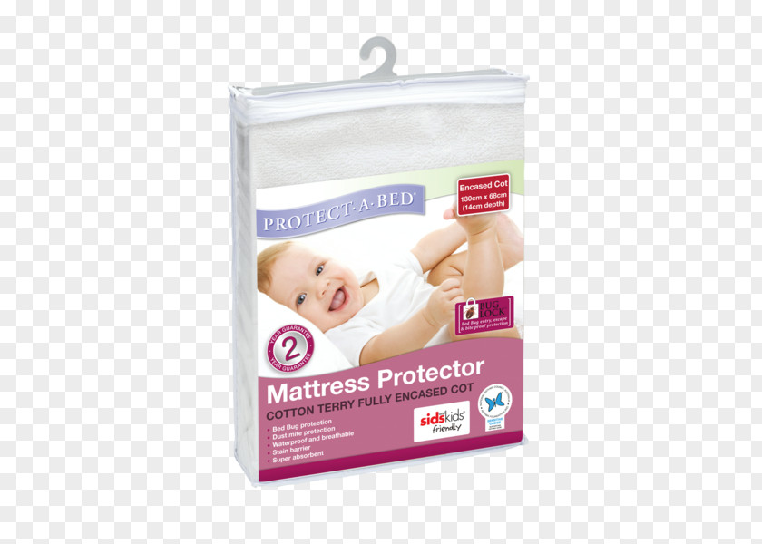 Mattress Protectors Baby Bedding Cots Protect-A-Bed PNG