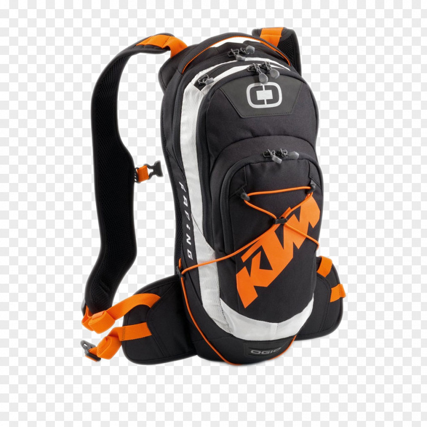 Motorcycle KTM Hydration Pack Backpack Erzberg Rodeo PNG