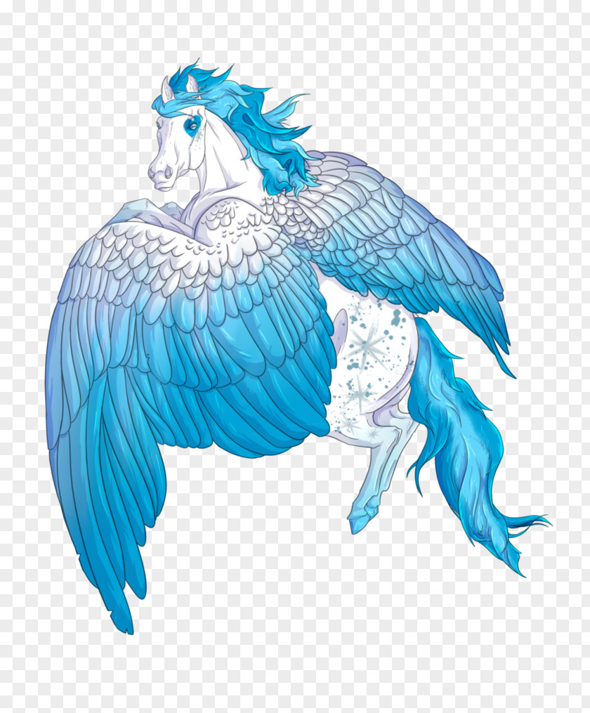 Pegasus Horse Mythology Feather Legendary Creature Tail PNG