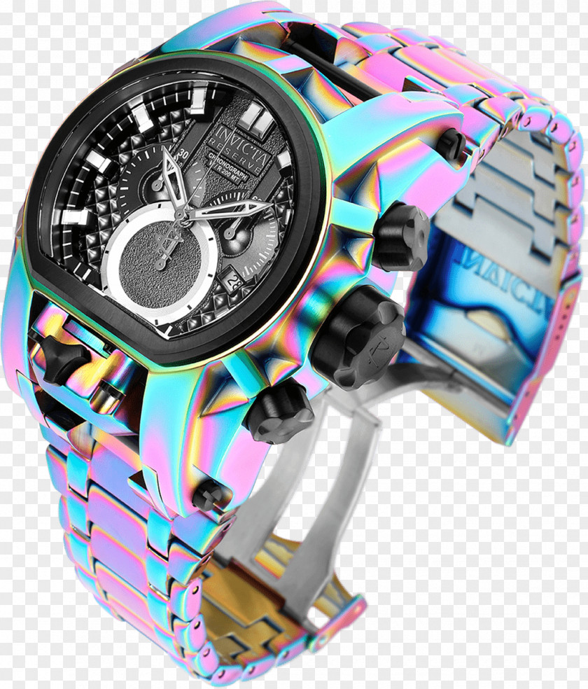 Watch Invicta Group Chronograph Clock Strap PNG