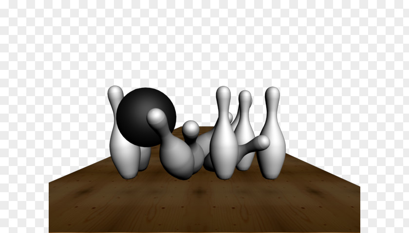 Bowling Pin Balls Desktop Wallpaper PNG