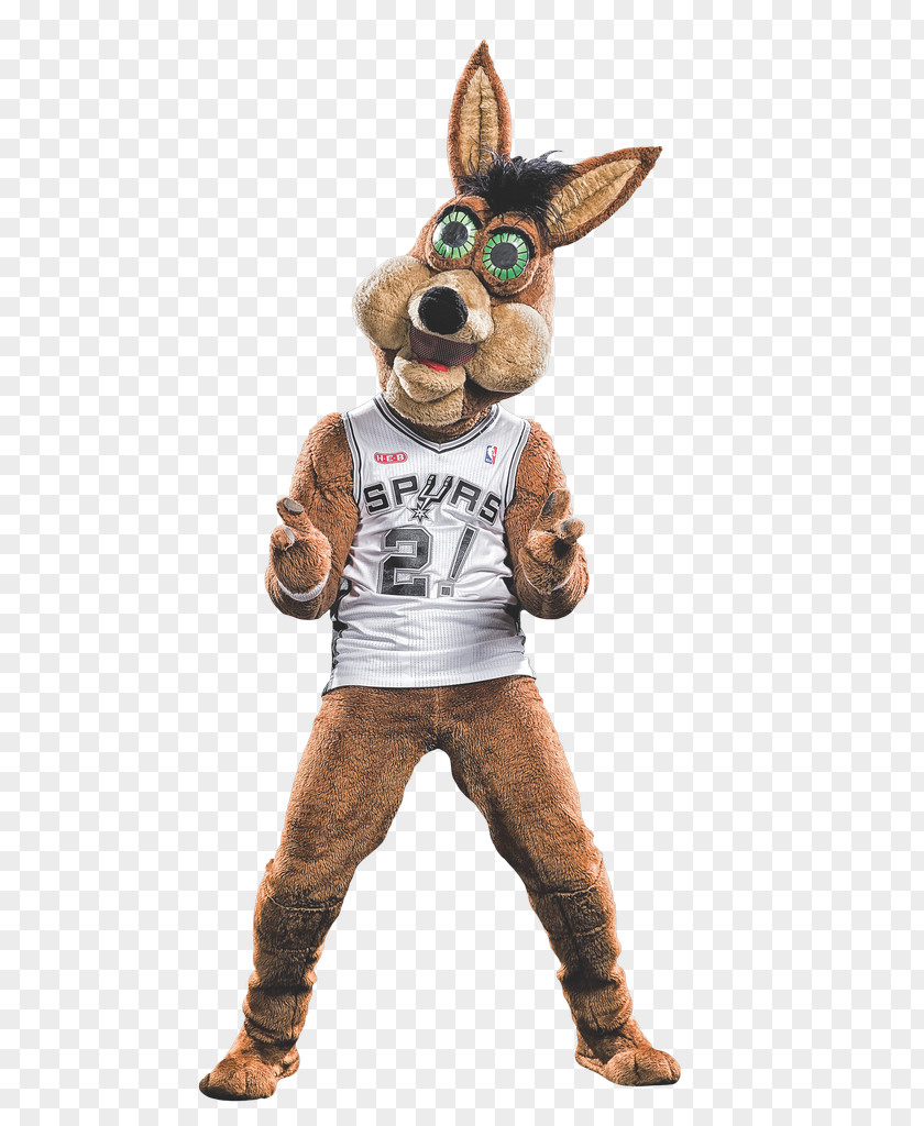 San Antonio Spurs NBA Mascot The Coyote Basketball PNG