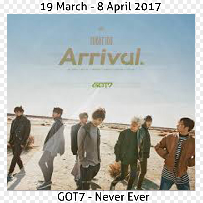 New Arrival Flight Log: Departure GOT7 Turbulence Never Ever PNG