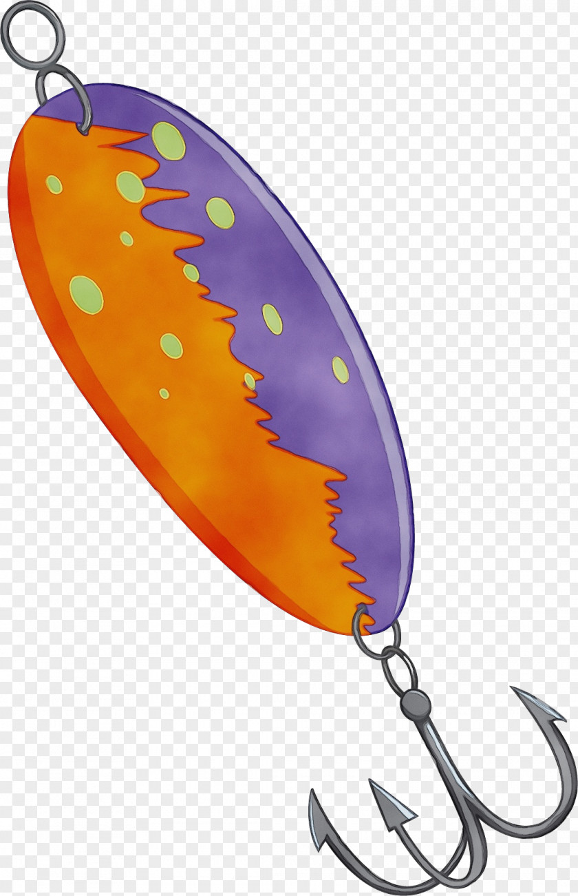 Bait Fishing Lure Orange PNG