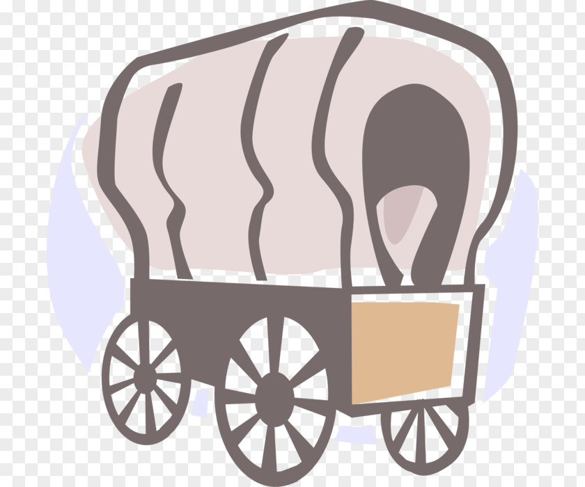 Covered Vector Clip Art Wagon Graphics American Frontier PNG