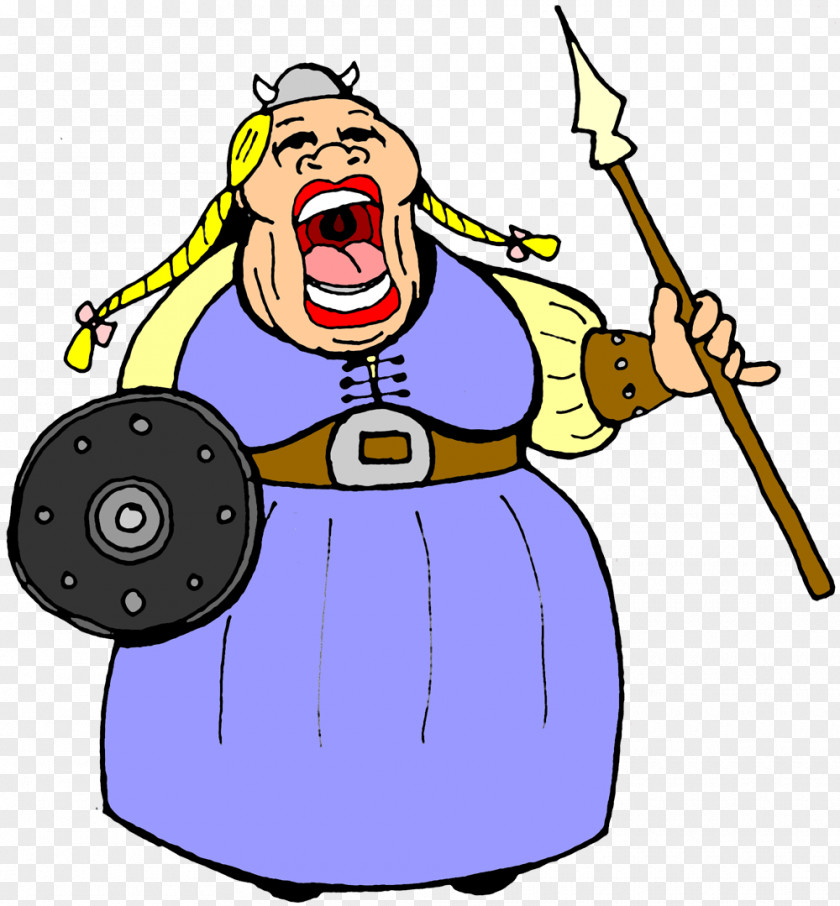 Fat Lady Cartoon Opera Singing Clip Art PNG