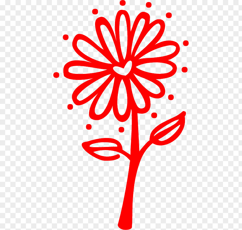 Flower Drawings Transparent Clipart. PNG