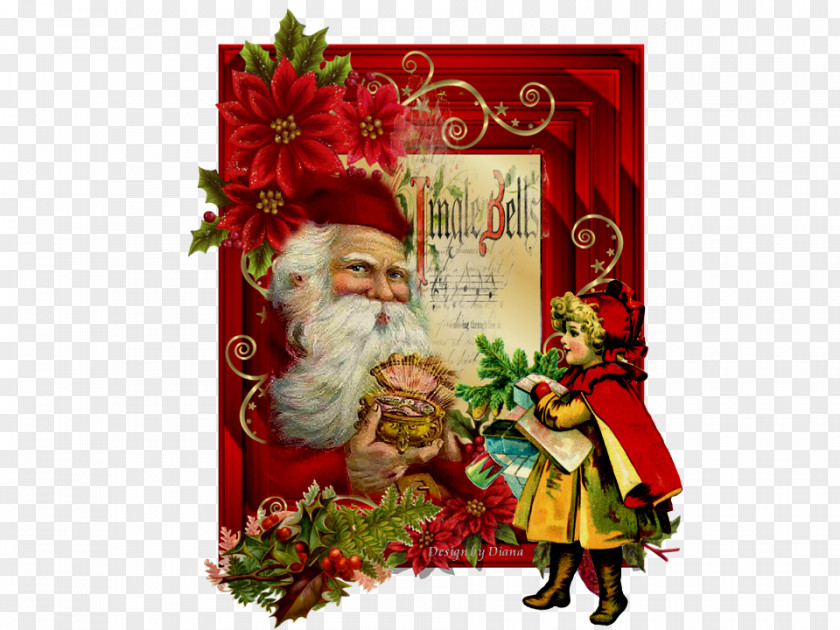 Santa Claus Christmas Ornament Paper Greeting & Note Cards PNG