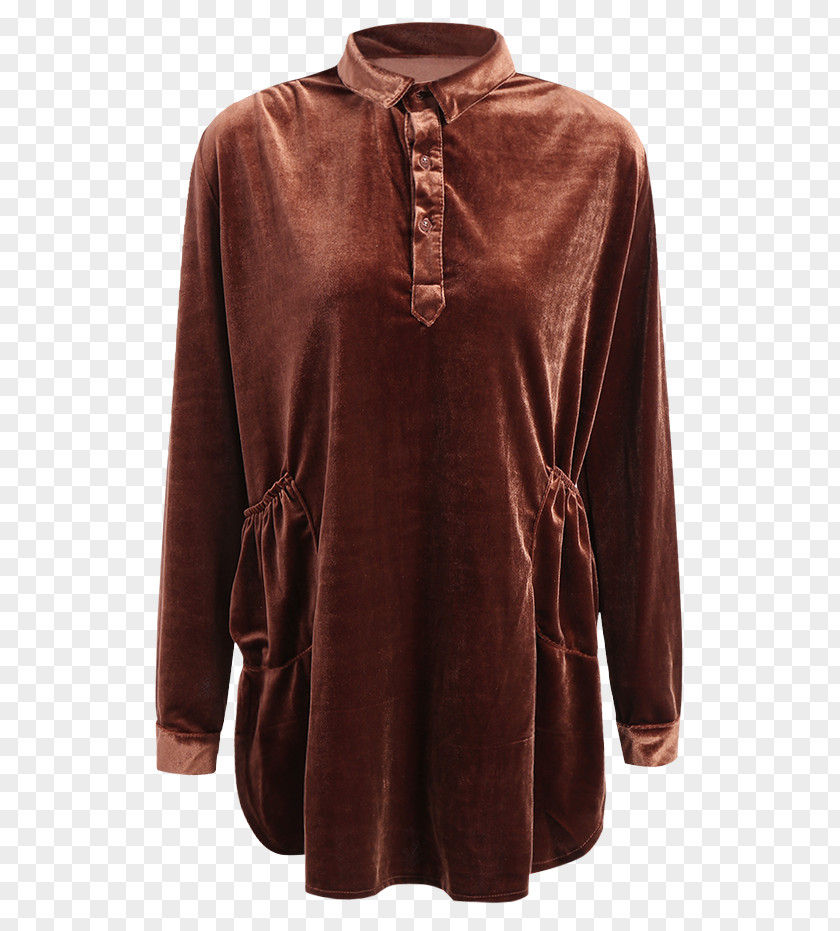 Shirt Collar Long-sleeved T-shirt Tunic Dress PNG
