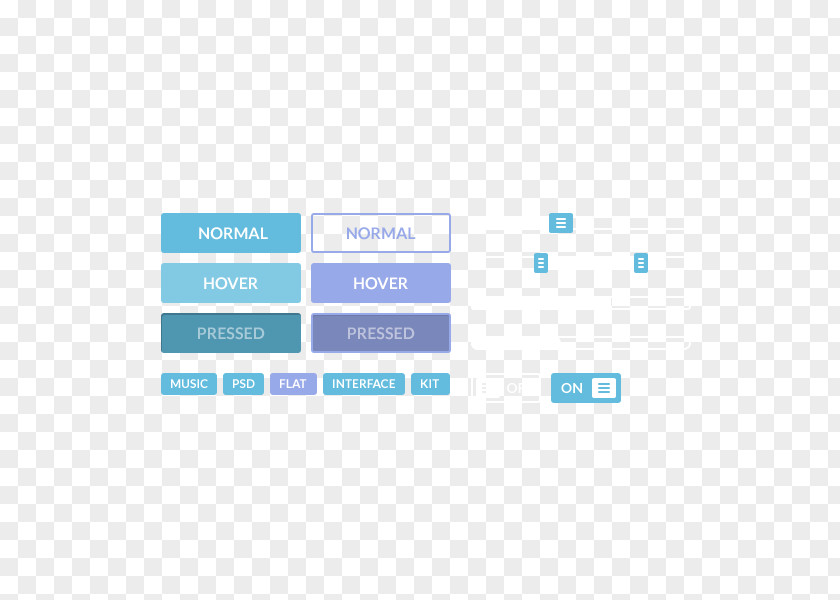 Web Buttons Brand Blue Pattern PNG