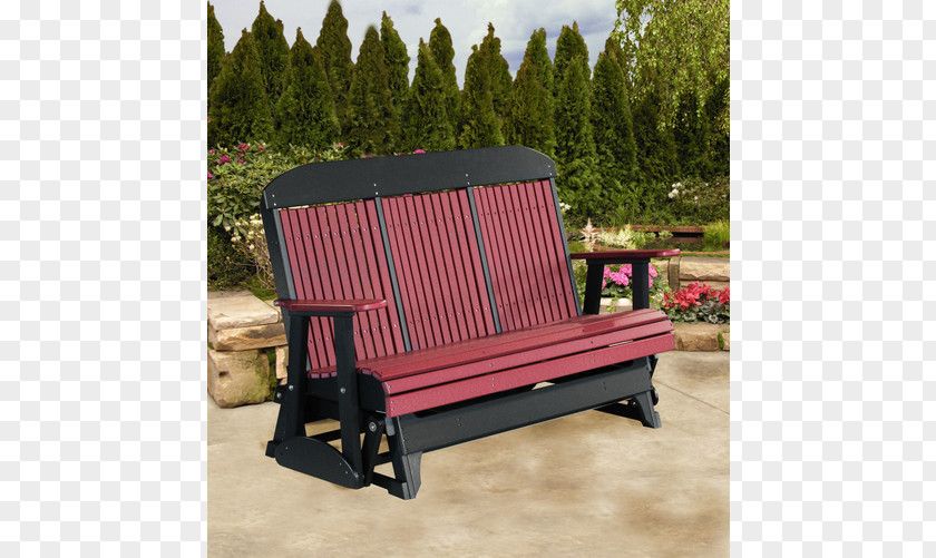 Wood Swing Bench Table Chair Glider Furniture PNG