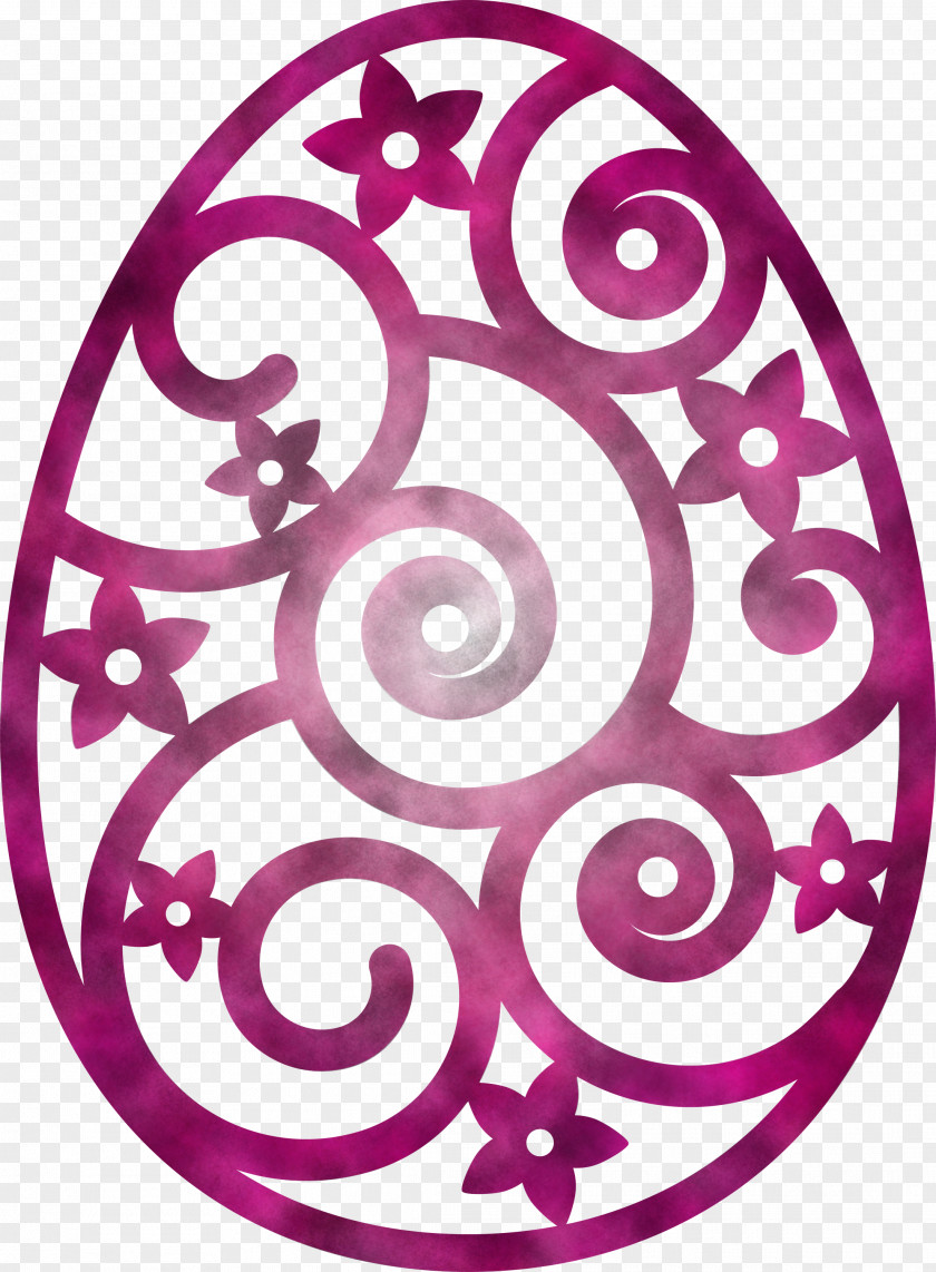 Easter Floral Egg Day PNG