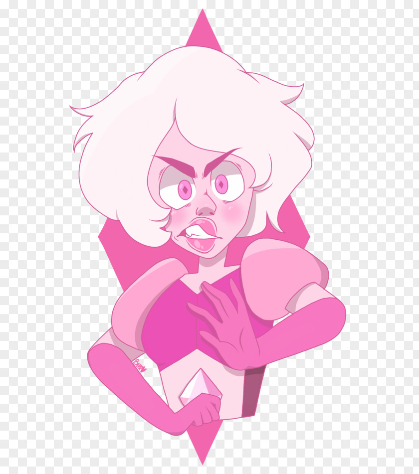 Pink Diamond Steven Universe Pearl Art A Single Pale Rose PNG