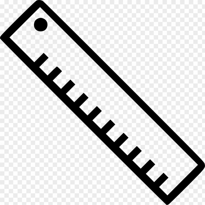 Scale Drawing Ruler Icon Design PNG