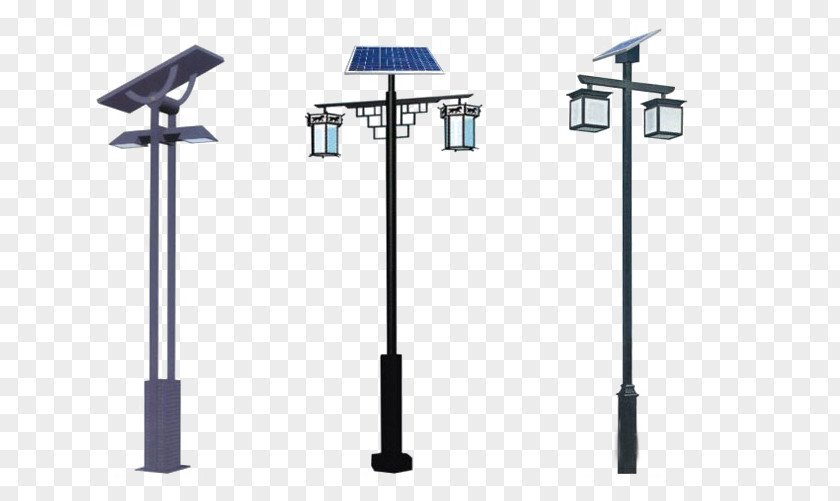 Street Lights Of Various Styles Solar Light Energy PNG