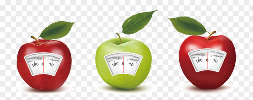 Creative Apple Weighing Scale PNG