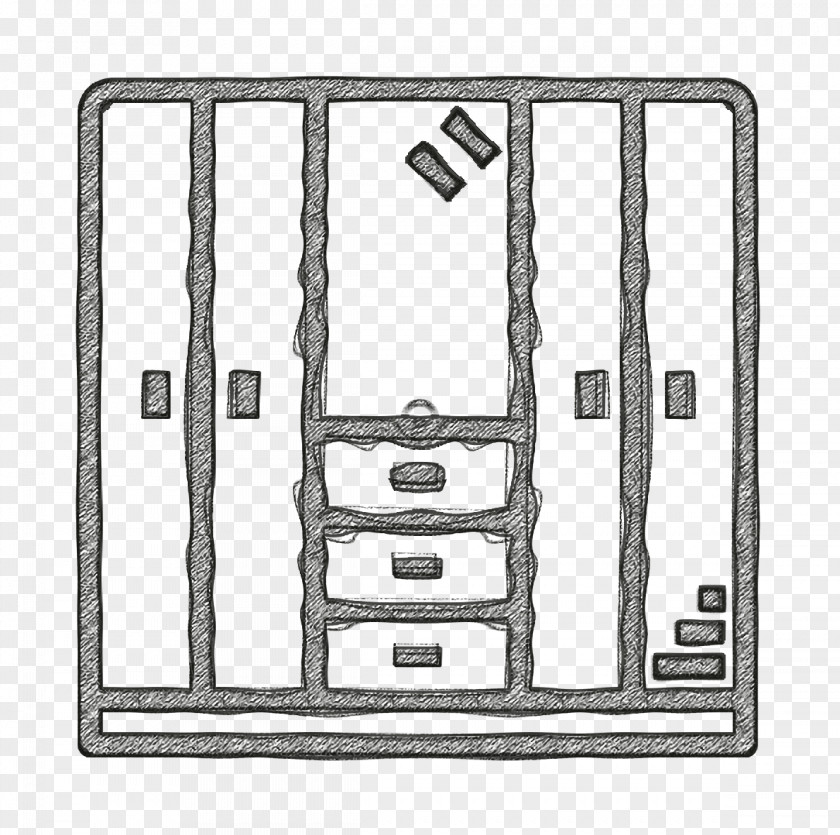 Cupboard Icon Home Equipment Wardrobe PNG