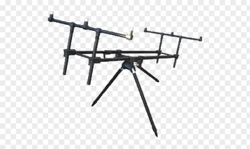 Demon Rod Pod Carp Fishing Rods Black PNG