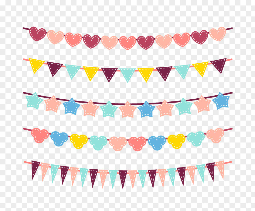Festival Flags Vector Graphics Image Design Download PNG