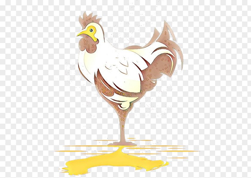 Livestock Beak Bird Chicken Rooster Cartoon PNG