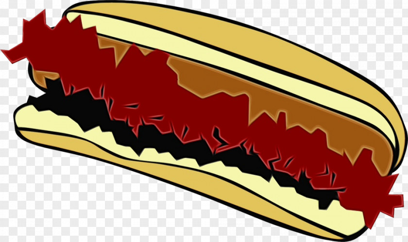 Logo Fast Food Hot Dog Mouth PNG