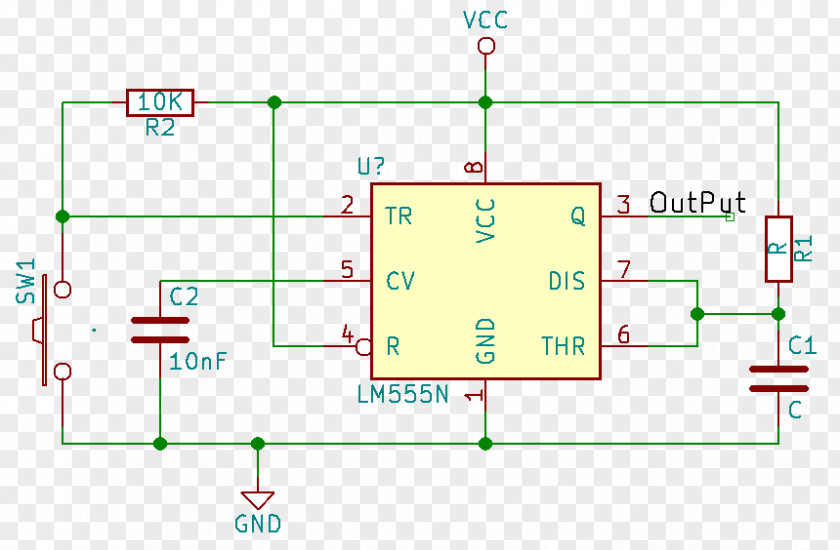 Stable 555 Timer IC Integrated Circuits & Chips Astable Multivibrator Monoestable Electronics PNG