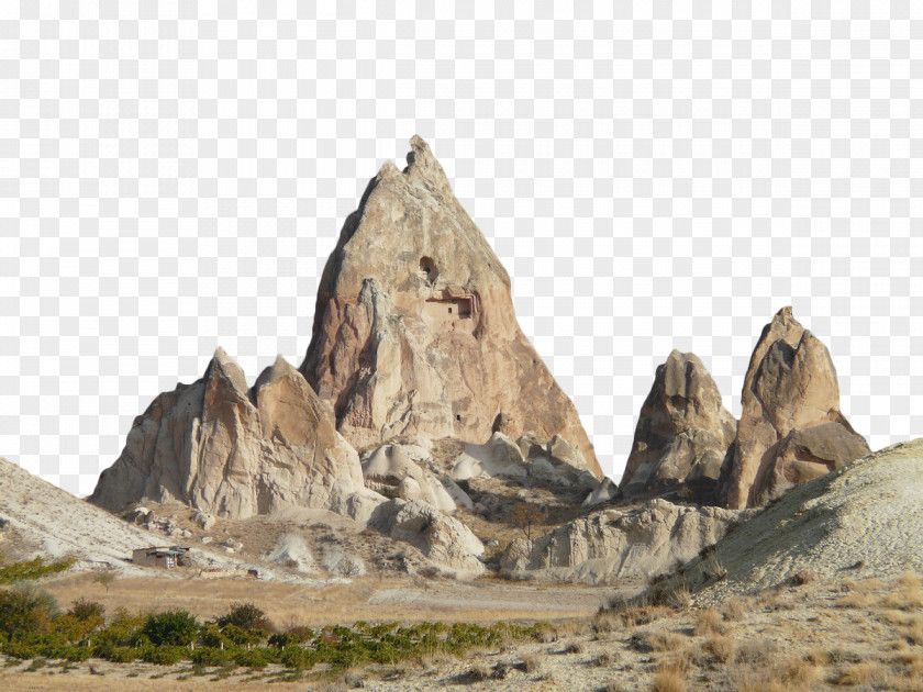 Stone Mountain Landscape Rock Tuff Tufa PNG