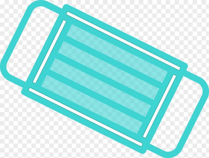 Turquoise Serving Tray PNG