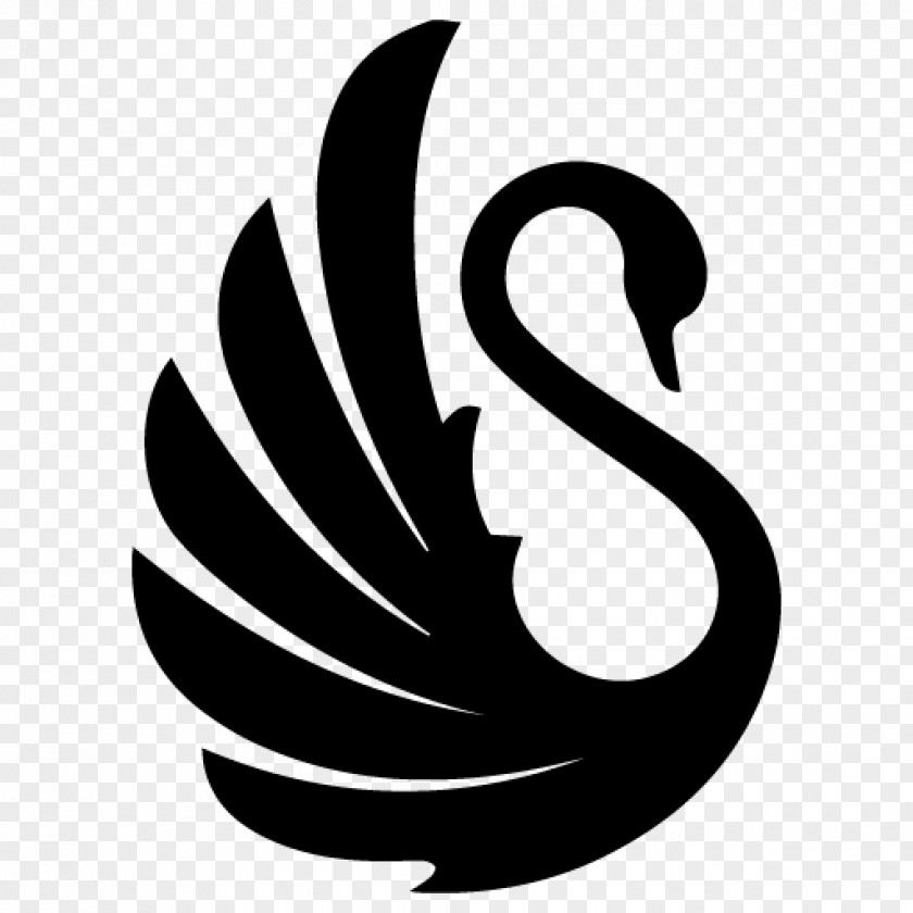 Black Swan Logo PNG