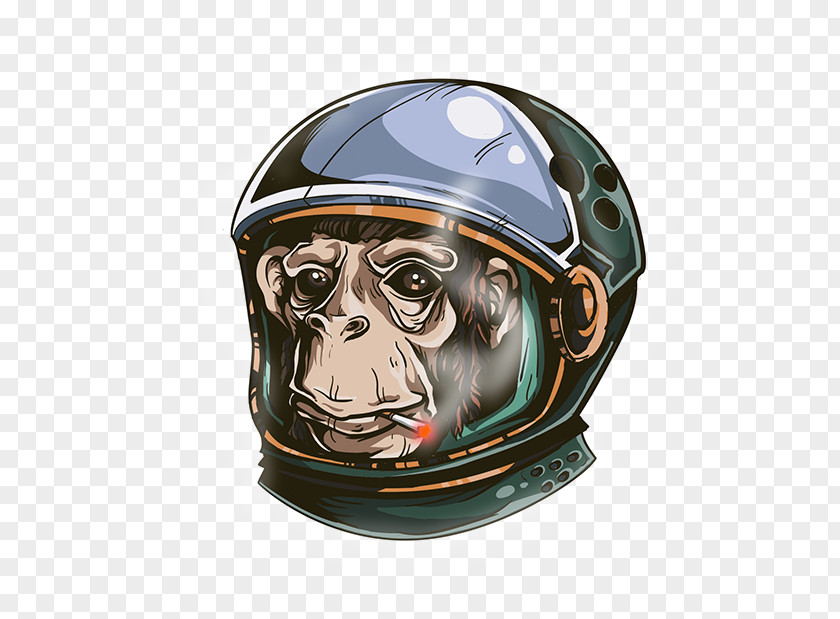 Monkey Cartoon Monkeys And Apes In Space Suit Graphic Design PNG