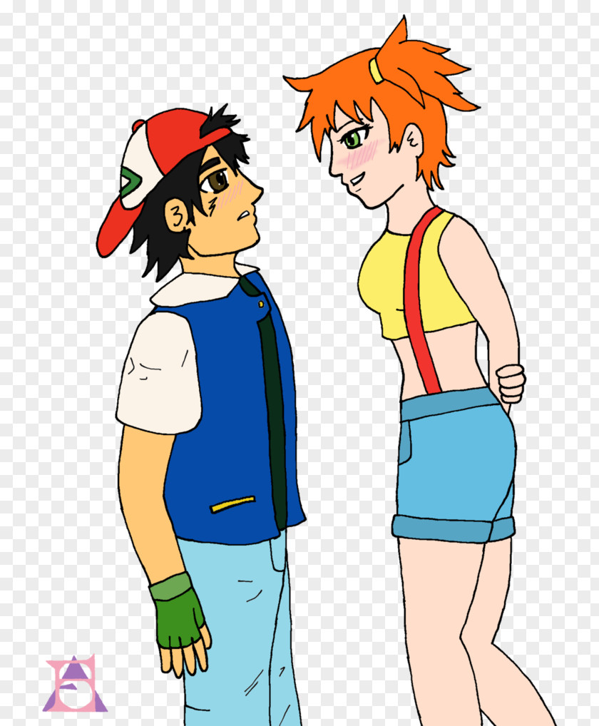 Pokemon Ash Ketchum Misty DeviantArt Fan Art PNG