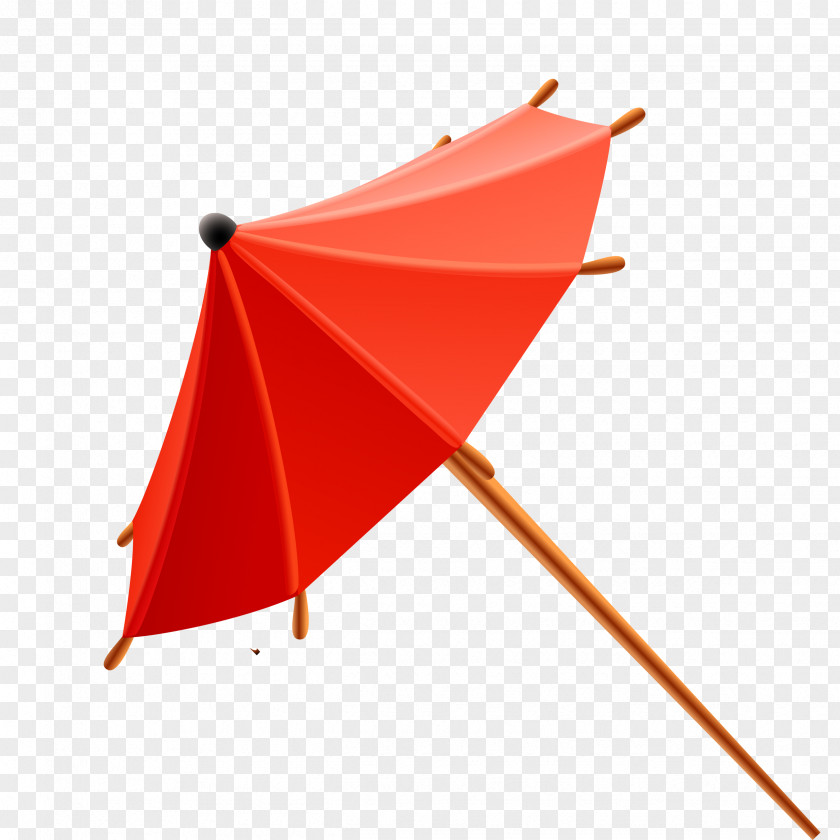 Red Umbrella Coconut PNG