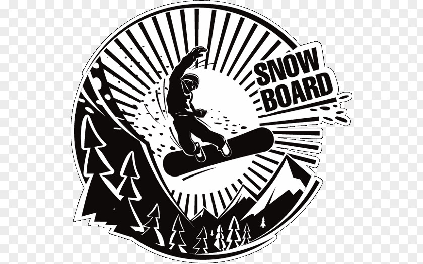 Snowboard Extreme Snowboarding T-shirt Vector Graphics PNG