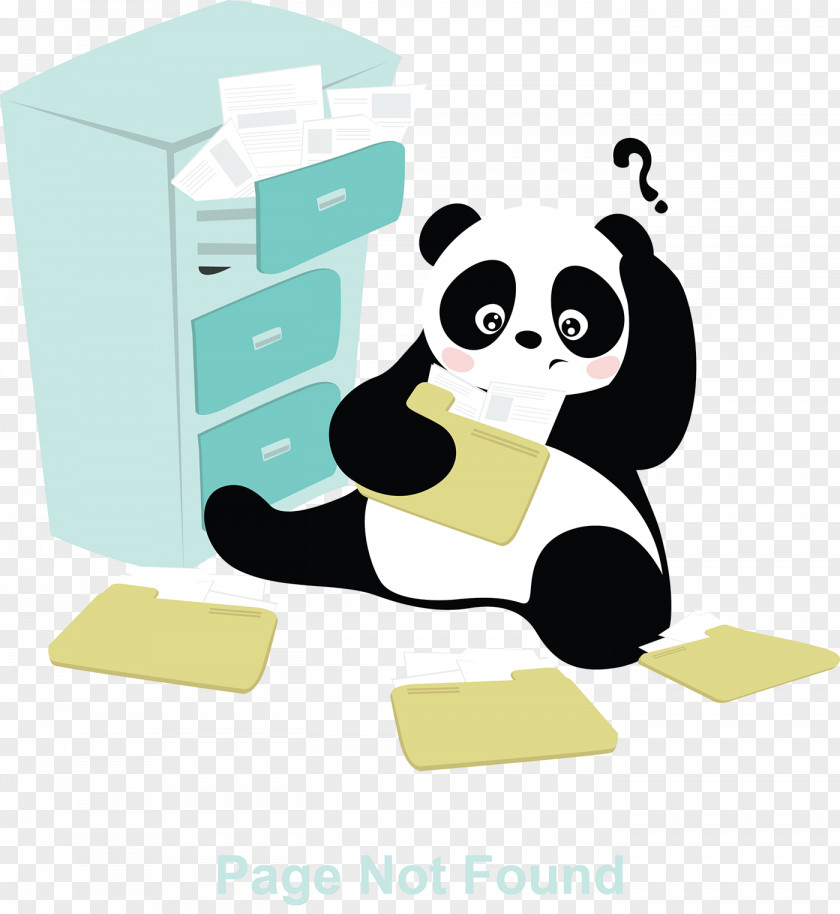 Art Panda Giant Paper Clip PNG