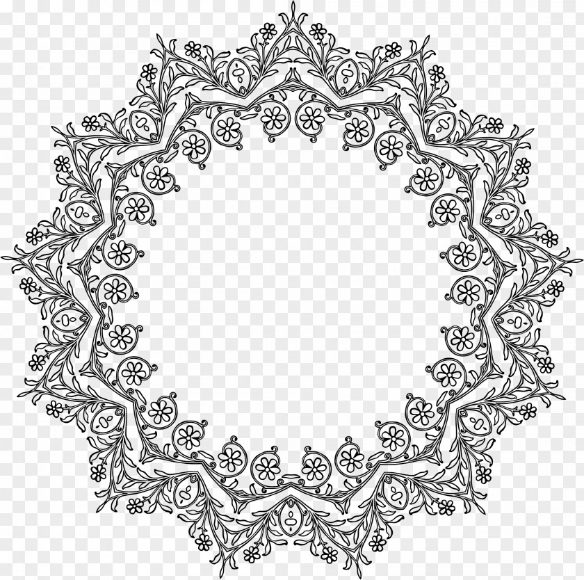 Garland Frame Picture Frames Drawing Clip Art PNG