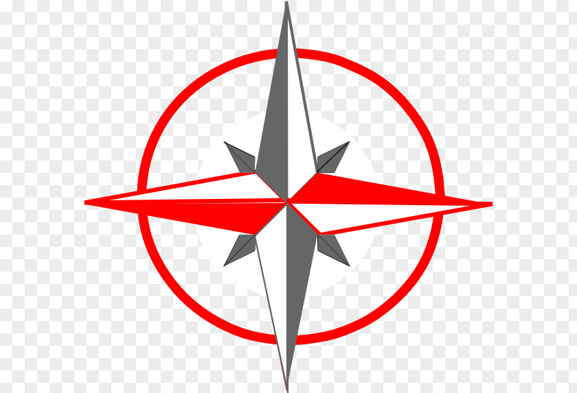 Grey Vector Red Compass Clip Art PNG