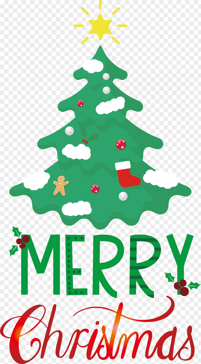 Merry Christmas Tree PNG