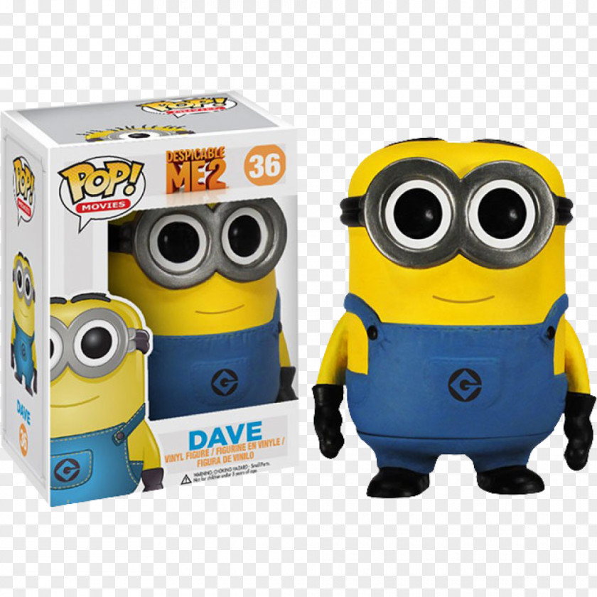 Minions Dave The Minion Funko Action & Toy Figures PNG