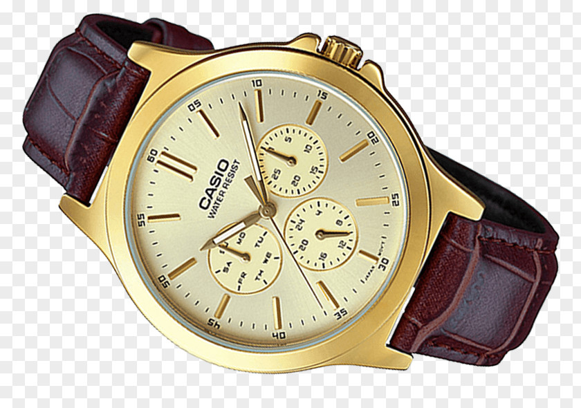 Watch Strap Gold Casio PNG