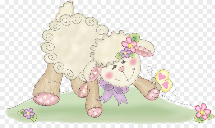 Animal Sheep Cattle Drawing PNG
