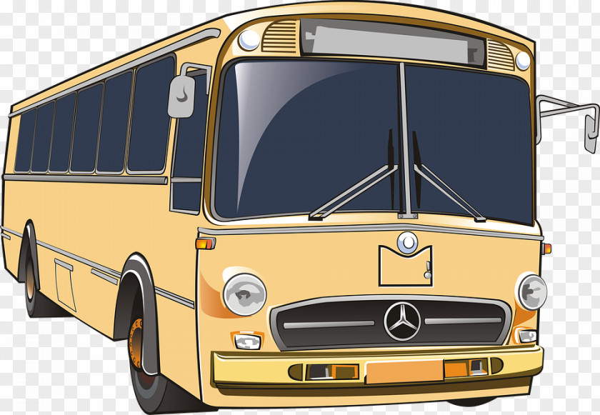 Bus Car Vehicle Transport Mercedes-Benz PNG