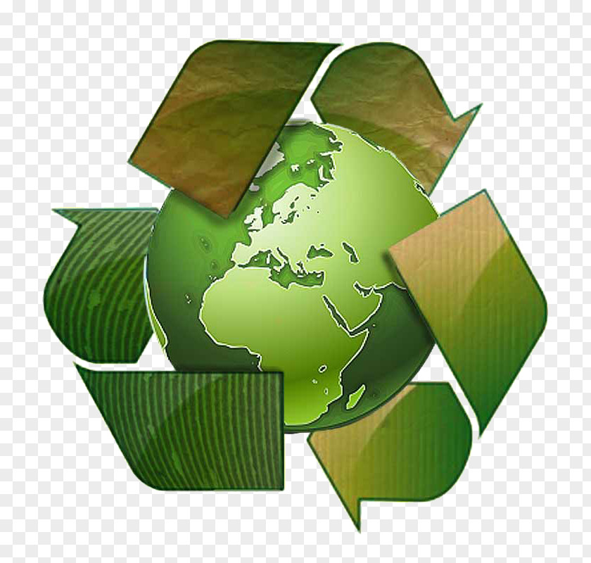 Electro Recycling Symbol Waste Hierarchy Bin Label PNG