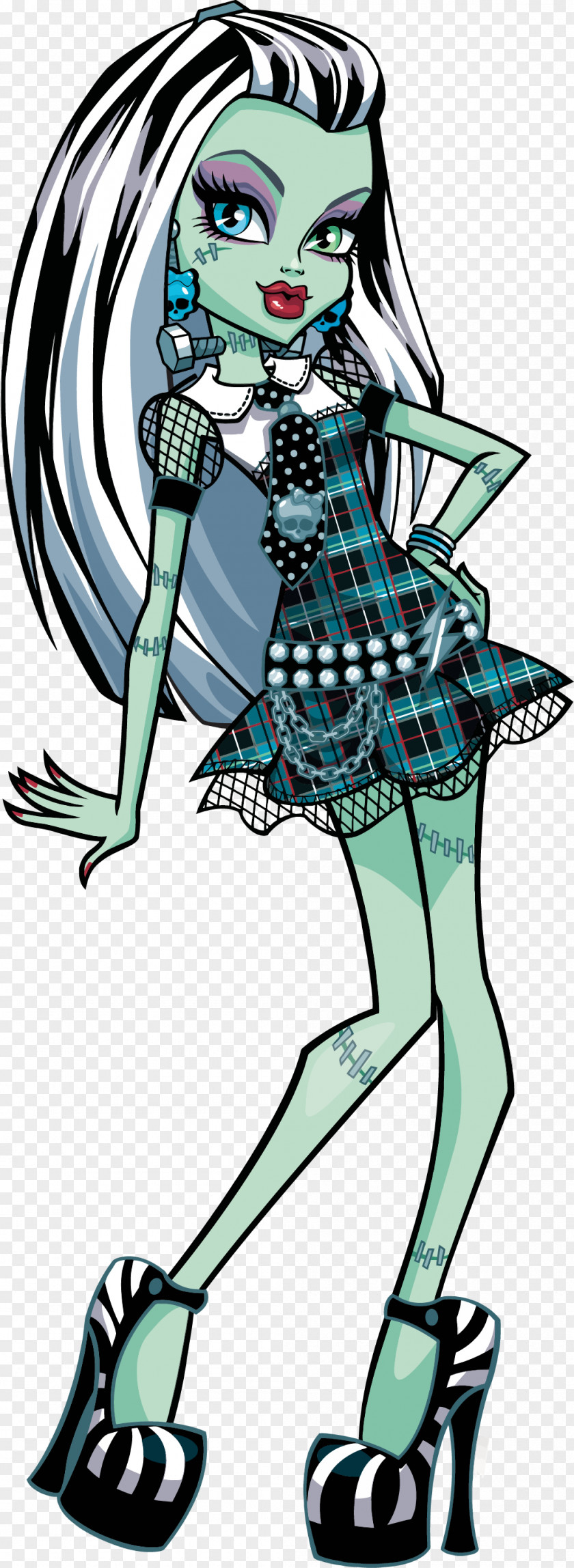 Doll Frankie Stein Monster High Frankenstein Clawdeen Wolf PNG